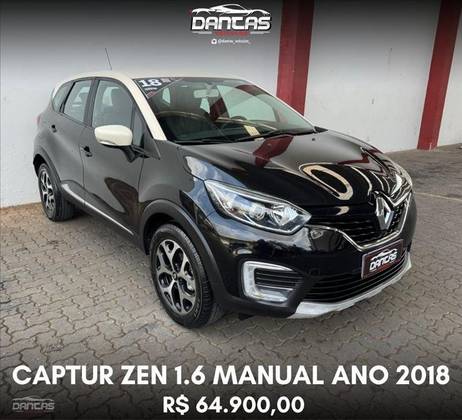RENAULT CAPTUR 1.6 16V SCE FLEX ZEN MANUAL RENAULT CAPTUR 1.6 16V SCE FLEX ZEN MANUAL